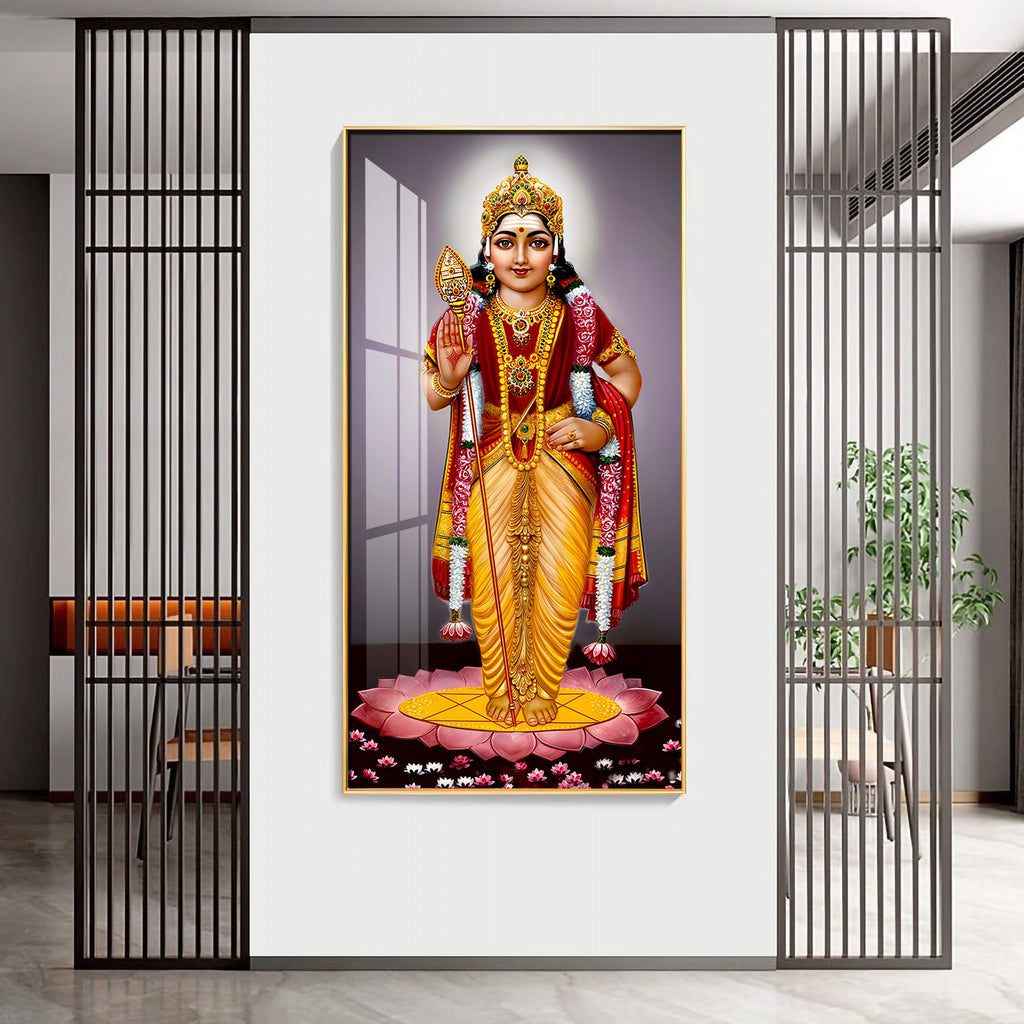 Tirupati Balaji Premium Acrylic Vertical Wall Art