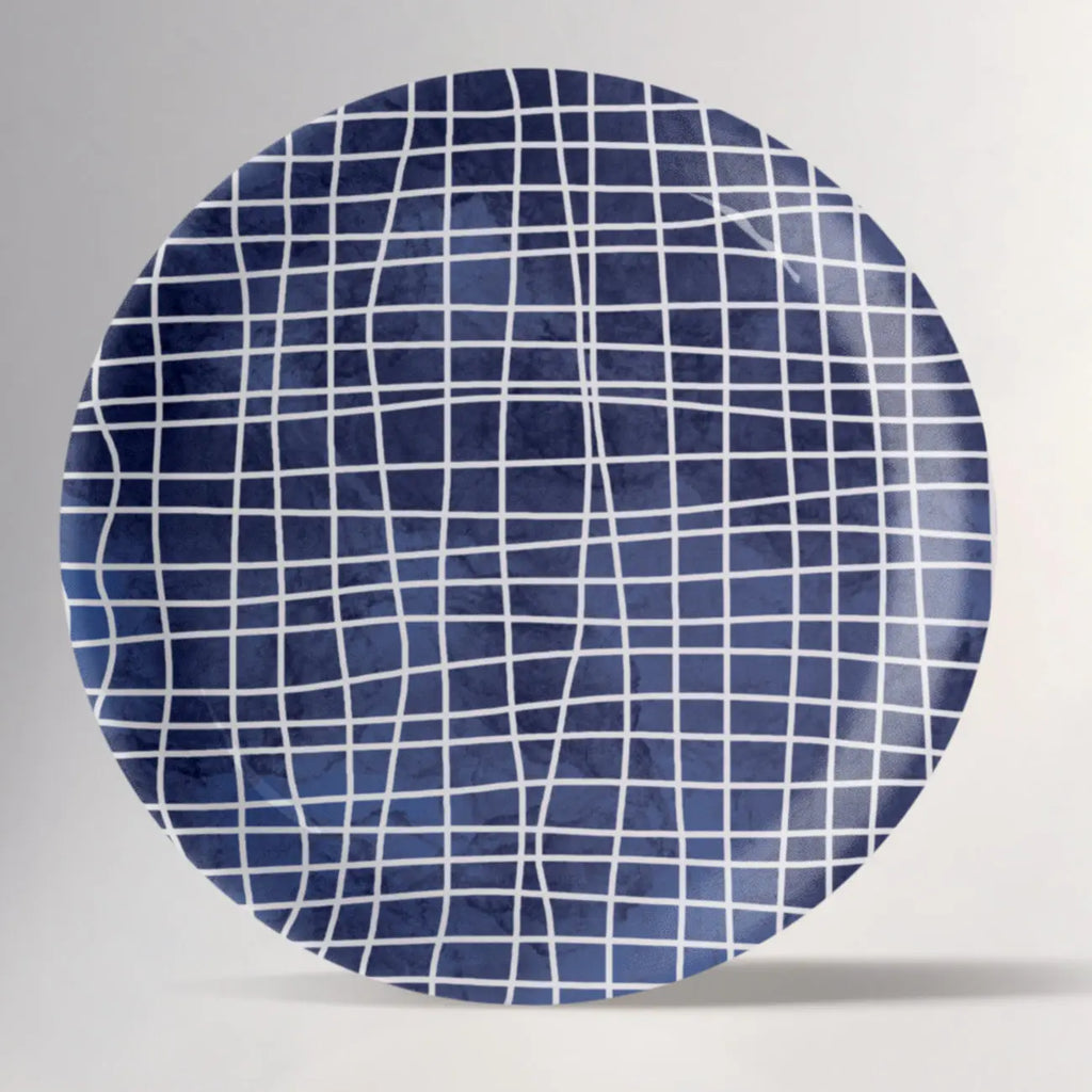 Nautical Nightfall Wall Plates Set of 3 - Harshita Craft