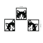 Three Cats MDF Wooden Cutout - Decor Mantra 