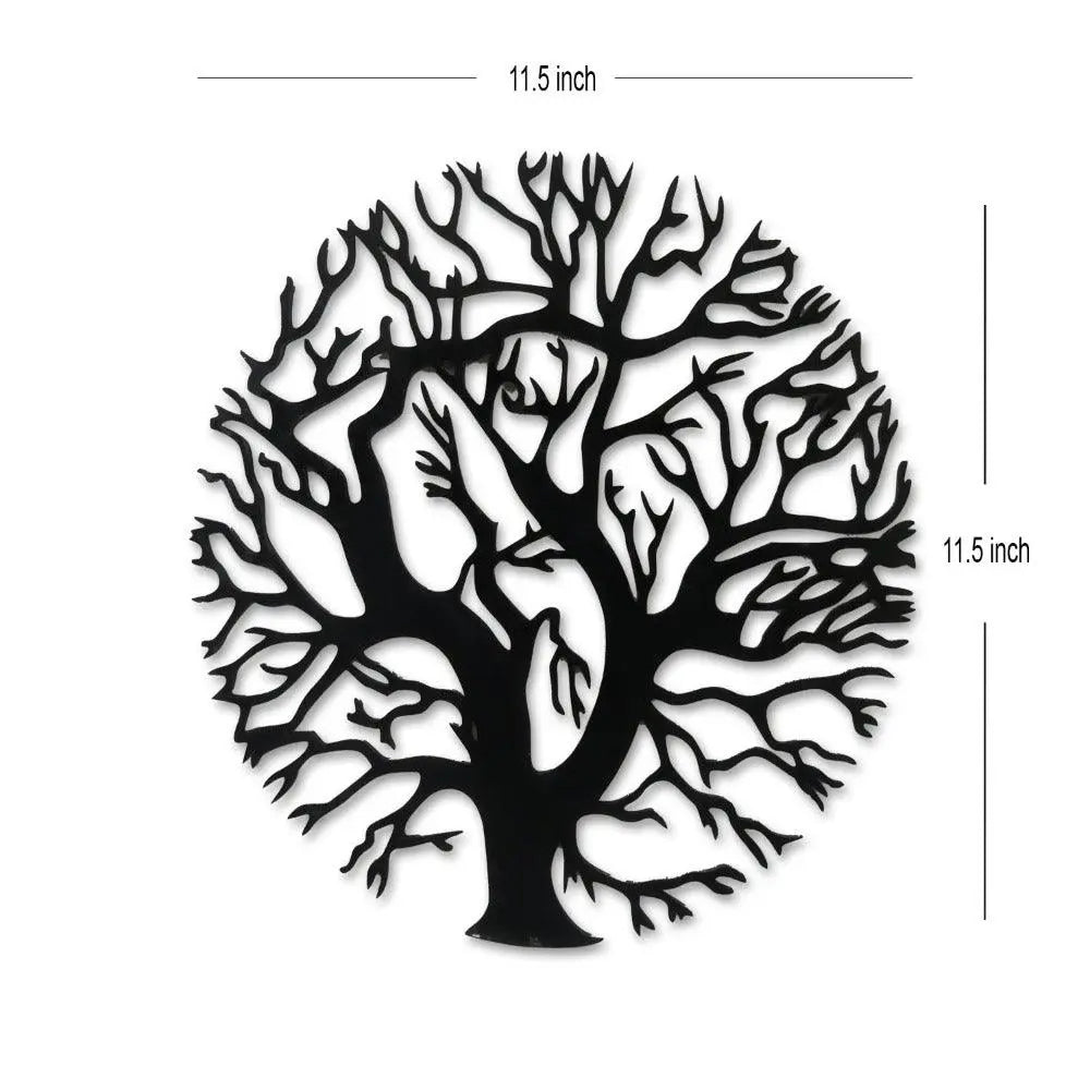 Antique Wooden Tree Plaque Ready To Hang Cutout - Decor Mantra 