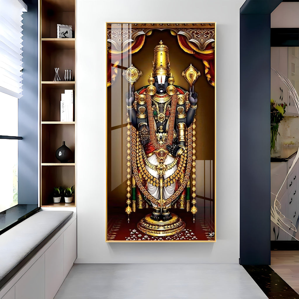 Deity of Happiness Premium Acrylic Vertical Wall Art