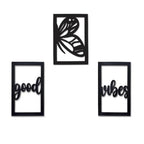 Wood Wall Hanging Good Vibes Only - Decor Mantra 