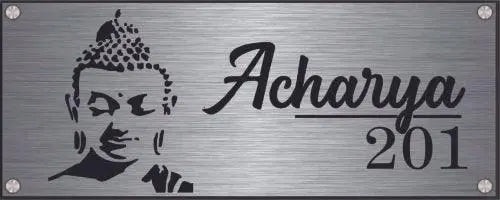Steel Name Plate - Decor Mantra 