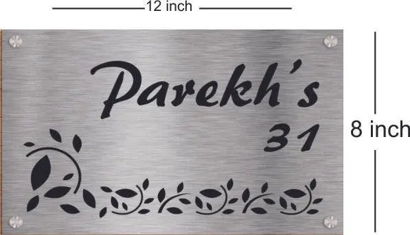 Steel Name Plate - Decor Mantra 