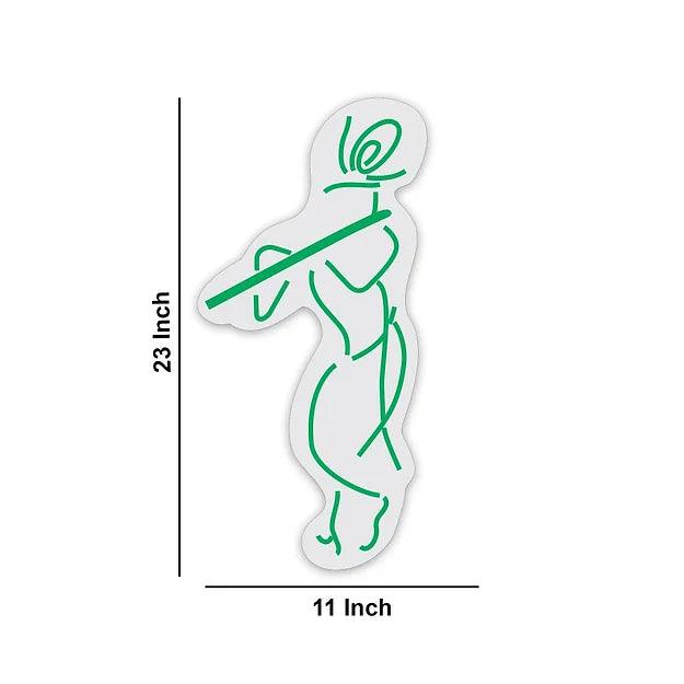 Krishna Neon Led Light - Decor Mantra 