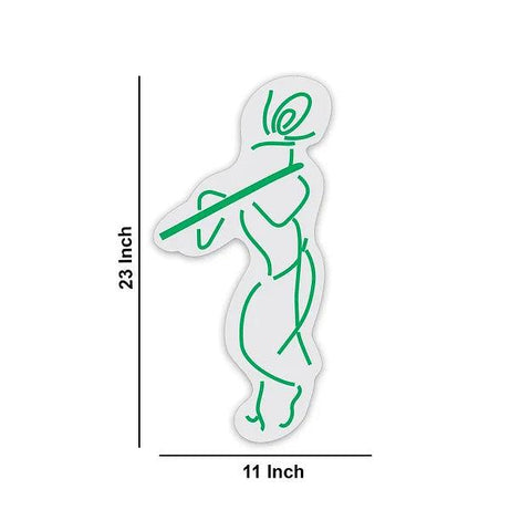 Krishna Neon Led Light - Decor Mantra 