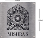 Steel Name Plate - Decor Mantra 
