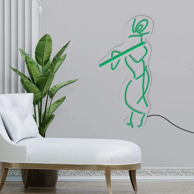 Krishna Neon Led Light - Decor Mantra 