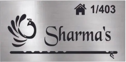 Steel Name Plate - Decor Mantra 