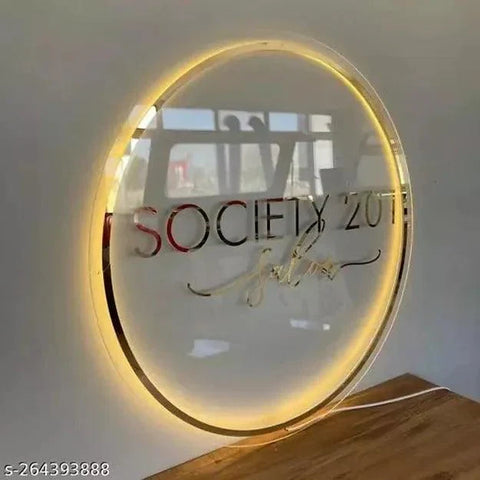 Designer Light Name Plate - Decor Mantra 