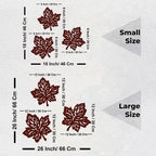 Wooden Finish Leaves Wall Hangings - Decor Mantra 