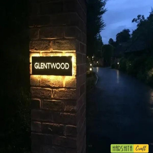 Light Name Plates - Decor Mantra 