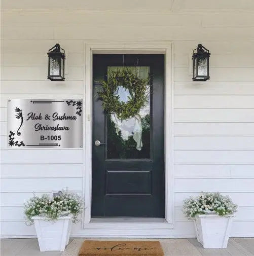 Steel Name Plate - Decor Mantra 