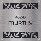 Steel Name Plate - Decor Mantra 