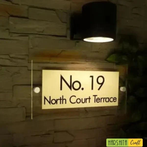 Light Name Plates - Decor Mantra 