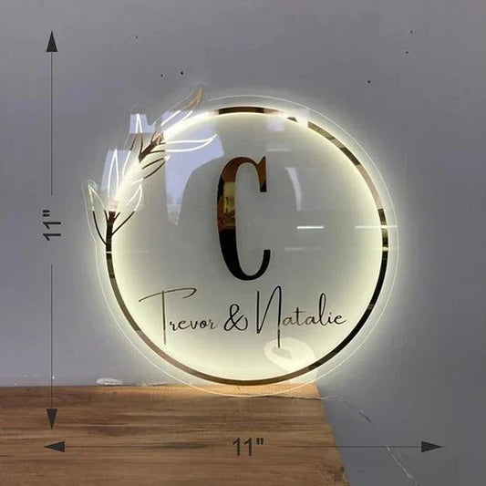 Designer Light Name Plate - Decor Mantra 