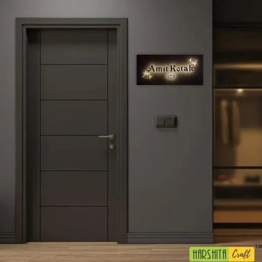 Light Name Plate - Decor Mantra 