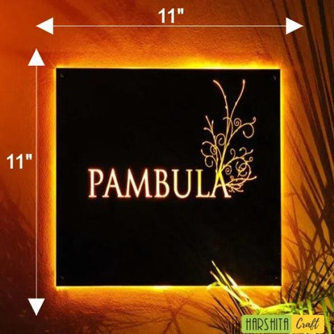 Light Name Plate - Decor Mantra 