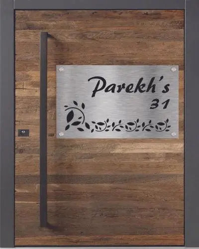 Steel Name Plate - Decor Mantra 