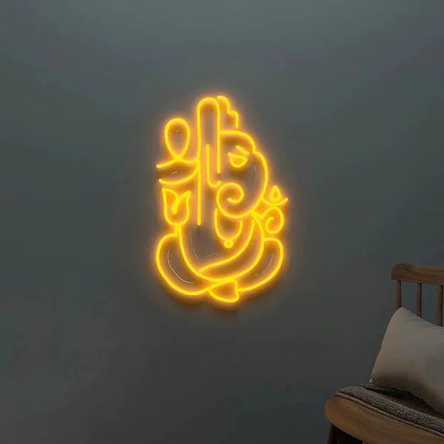 Shree Ganesha Neon Sign - Decor Mantra 