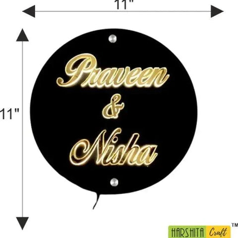 Light Name Plate - Decor Mantra 