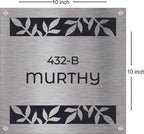 Steel Name Plate - Decor Mantra 