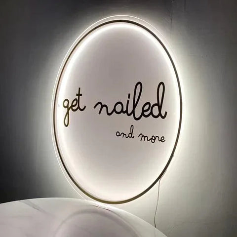 Designer Light Name Plate - Decor Mantra 