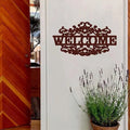 Wooden Finish Welcome Wall Hanging - Decor Mantra 