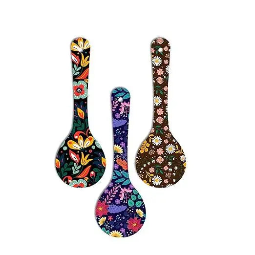 Madhubani Art Wooden Wall Hanger for Home | Office | Living Room | Gift | Modern Decoration Items | Kitchen Wall Decor | Home Decor Hanging Items (WH_5001N), Set of 3 (Multi 1) - Decor Mantra 