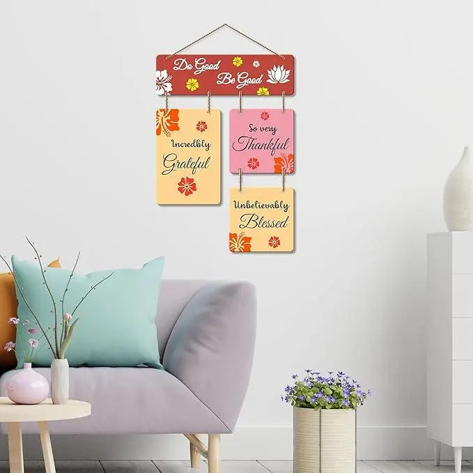 Do Good Be Quotes Decorative Wood Wall Hanger For Livingroom, Bedroom | Home Decor | Office | Gift Item | Artworks Decoration | Modern Wooden Designer (WH_6511N) - Decor Mantra 