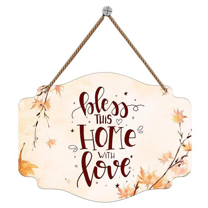 Home Quote Wooden Wall Hanger for Home Decor | Office | Gift | Bedroom | Living Room | Wall Accents | Wall Art | Wall Hangings Home Decoration | Art Items (WH_3607N) - Decor Mantra 