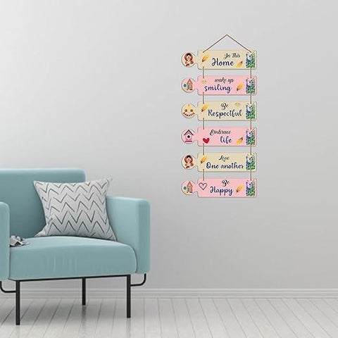 Home Quotes Decorative Wall Hanging for Living Room | Bedroom | Home Decor | Gifts item | Wall Hangings for Home Decoration (WH_6006N) - Decor Mantra 