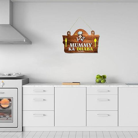 Kitchen Wall Hanging for Home Decor | Gifts | Art Livingroom | Decoration Wooden Items | Wood Design Quotes | Decorative Artworks (WH_3701NNV) - Decor Mantra 