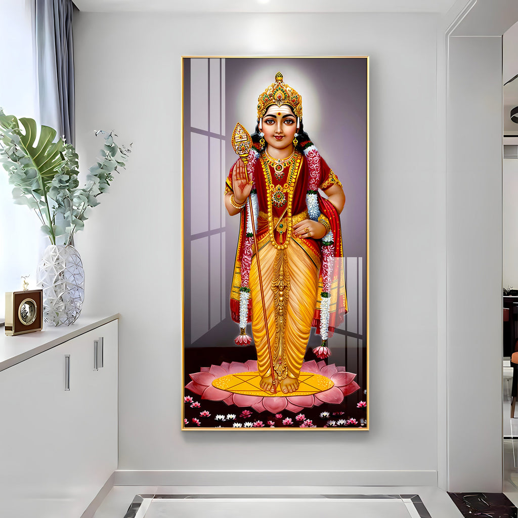 Tirupati Balaji Premium Acrylic Vertical Wall Art