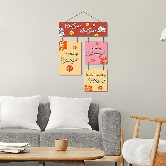 Do Good Be Quotes Decorative Wood Wall Hanger For Livingroom, Bedroom | Home Decor | Office | Gift Item | Artworks Decoration | Modern Wooden Designer (WH_6511N) - Decor Mantra 