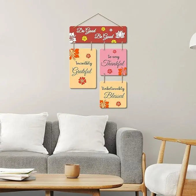 Do Good Be Quotes Decorative Wood Wall Hanger For Livingroom, Bedroom | Home Decor | Office | Gift Item | Artworks Decoration | Modern Wooden Designer (WH_6511N) - Decor Mantra 