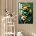 Shades of Green & Yellow Acrylic Wall Art DECORMANTRA