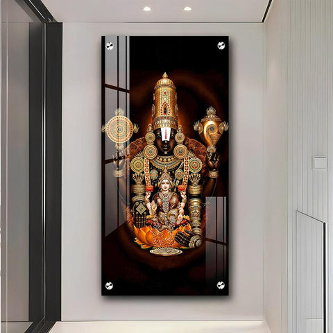 Eternal Spirituality Vertical Wall Art in Premium Acrylic - Decor Mantra 