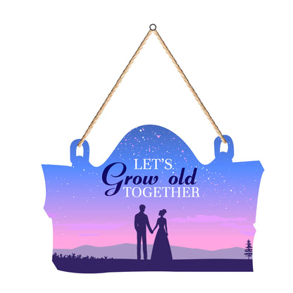 Couple in Love Wooden Wall Hanger for Home Decor | Office | Gifts | Bedroom | Wall Art for Living Room | Decoration Wall Hanging Items | Modren Art | Quotes
