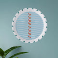 Sea-Inspired symmetry fish Abstract Art Collection Porcelain Wall Plate - Harshita Craft