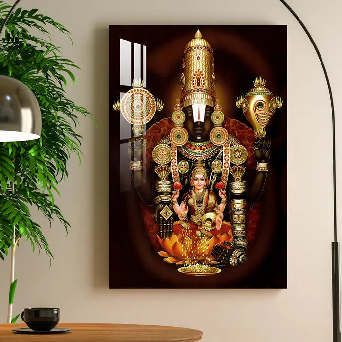 Fascinating Lotus Acrylic Wall Art DECORMANTRA