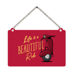 Beatiful Ride Quote Wooden Wall Hanger for Home|Office|Living Room - Harshita Craft