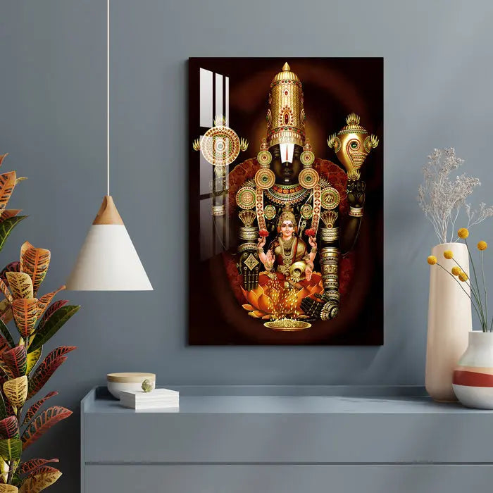 Fascinating Lotus Acrylic Wall Art DECORMANTRA