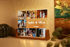 Personalized Couples Gift, Custom Photo Collage LED Light, Valentine, Family, Engagement, Gift for Her, Gift for Him, Best Friends Plaque - Harshita Craft