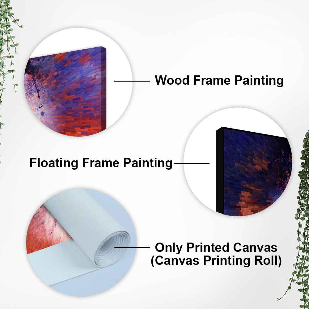 Eagle Abstract Art Canvas Wall Painting - Decor Mantra 