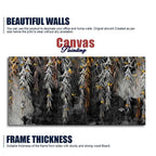 Willow Branches with Gold Butterflies Wall Painting - Decor Mantra 