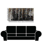 Willow Branches with Gold Butterflies Wall Painting - Decor Mantra 