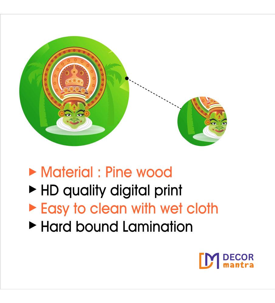 Decorative Wooden Wall Hanging Decoration Item for Home | Office | Gift | Decor Art | Livingroom, Bedroom | Stylish Modern Artwork (WPS_145N) Pack of 11 Pieces - Decor Mantra 