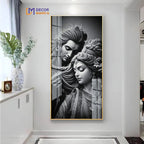 The Eternal Bond of Shiva and Parvati Horizontal Acrylic Premium Painting DECORMANTRA