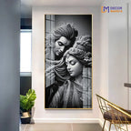 The Eternal Bond of Shiva and Parvati Horizontal Acrylic Premium Painting DECORMANTRA
